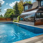 Abri piscine fait maison