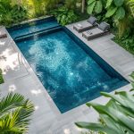 Beton imprimé piscine