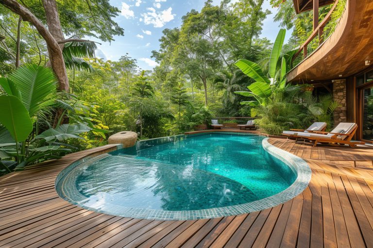 Comment habiller une piscine hors sol en bois