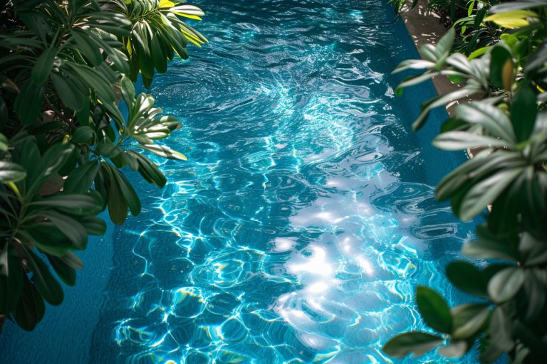 Couleur eau piscine