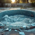 Piscine tubulaire qui casse
