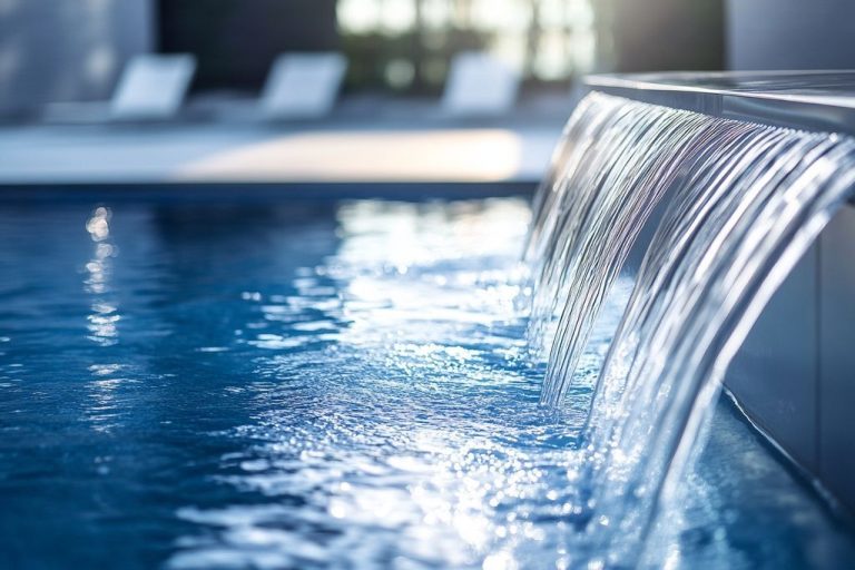 Comment intégrer une cascade dans une piscine